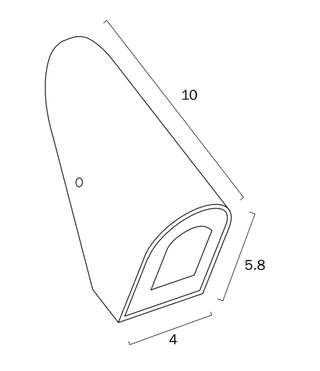 Telbix Elgn 24v Exterior Step Wall Light