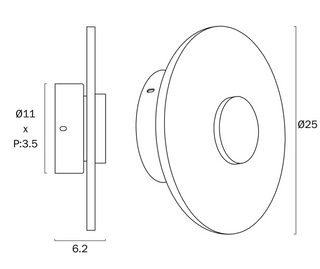 Telbix Tavia Led Wall Light