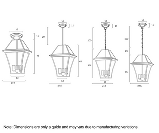 Telbix Rye 27cm Pendant Light Solid Brass Large