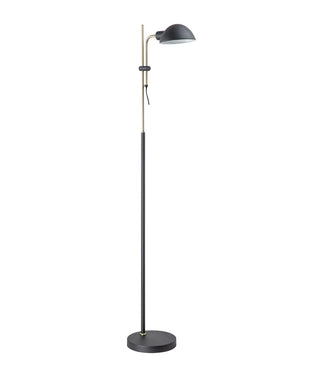 CLA Tettu Adjustable Height Swivel Head Sand Black Floor Lamps