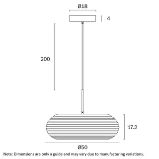 Telbix Tifton 50 Pendant Light