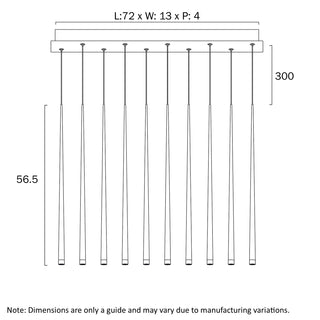 Telbix Trina 10 Light Pendant