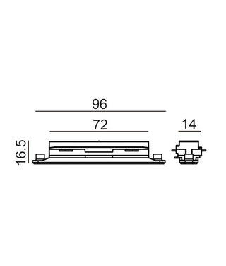 CLA 3 Wire 1 Circuit Universal Tracks Connectors End Cap & Live End