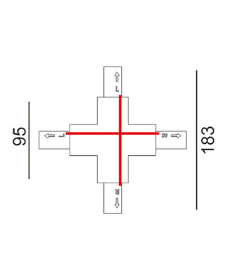 CLA 3 Wire 1 Circuit Universal Tracks Connectors End Cap & Live End