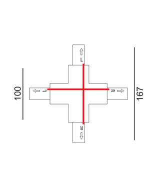 CLA 4 Wire 3 Circuit Universal Tracks, Connectors, End Cap & Live End