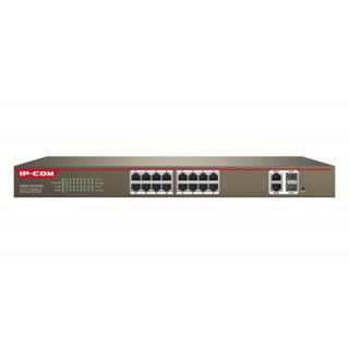 PSA IP-COM 16-Port 100M+2-Port Gigabit TP/SFP Combo Web Smart PoE Switch