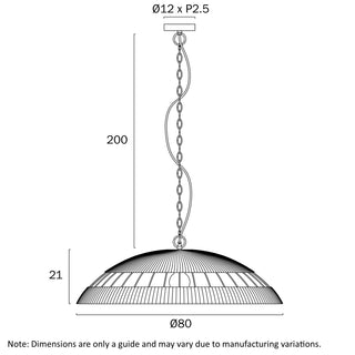 Telbix Vallejo 80 Pendant
