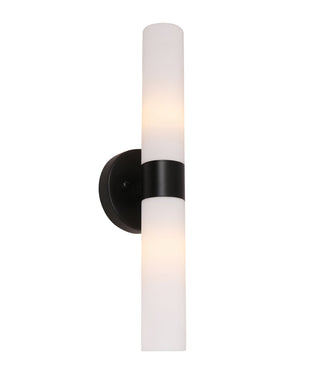 CLA Vara Interior Tubular Up/Down Opal Glass Wall Lights