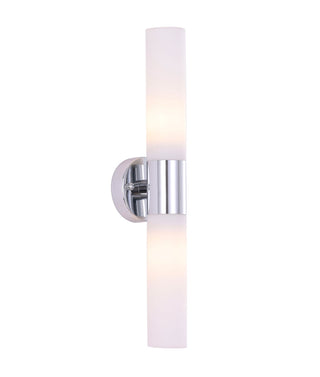 CLA Vara Interior Tubular Up/Down Opal Glass Wall Lights