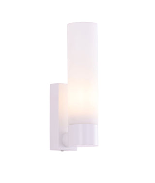 CLA Vara Interior Tubular Up Opal Glass Wall Lights