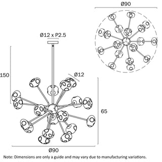 Telbix Varlin 18 Light Pendant