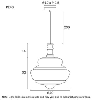 Telbix Verdun 40CM Pendant Light