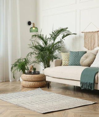 CLA Vintaj Interior Dome Glass with Antique Brass Highlight Wall Lights