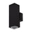 Domus ALPHA-2 Up/Down Exterior Wall light GU10 LED 2 X 6W 240V IP65 - Textured Black