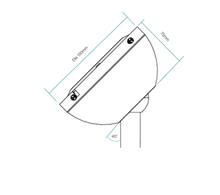 Martec 45° Angle Canopy