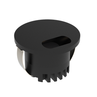 Domus Aura 240V Rnd 3w Led Trio Ip20 Black Steplight