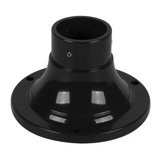 Domus BB-100 Aluminium Bollard Base to suit 60-76 outer diameter post-powder coated finish