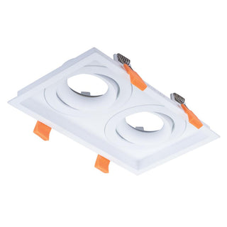 Domus Cell Frame Square 2 Light Slotter to suit Cell Downlight Module Series