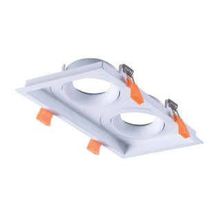Domus Cell Frame Square 2 Light Slotter to suit Cell Downlight Module Series