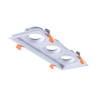 Domus Cell Frame Square 3 Light Slotter to suit Cell Downlight Module Series