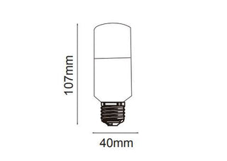 3A 9W Led Bulb Tubular T40