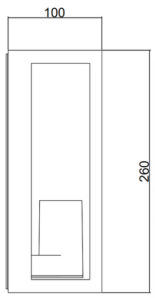 3A Lighting Alfresco LED Wall Light WL31004