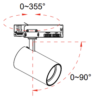 3A LED Track Light TH41