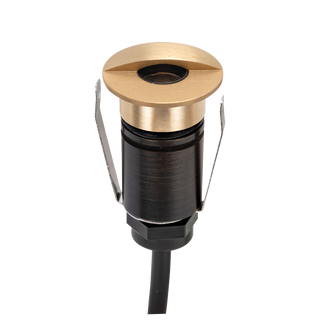 Domus Emit 25mm 1W 36° Led Trio 12/24V Decklight B/Brass