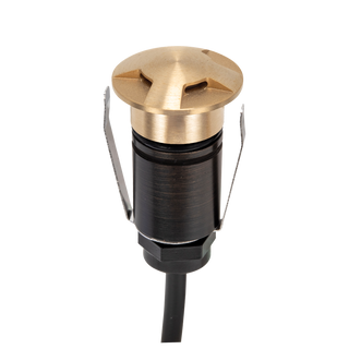 Domus Emit 25mm 1W 36° Led Trio 12/24V Decklight B/Brass