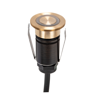Domus Emit 25mm 1W 36° Led Trio 12/24V Decklight B/Brass