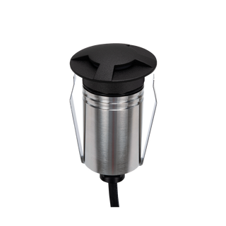 Domus Emit 55mm 2.5W 36° Led Trio 12/24V Decklight SS BL