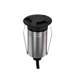 Domus Emit 55mm 2.5W 36° Led Trio 12/24V Decklight SS BL