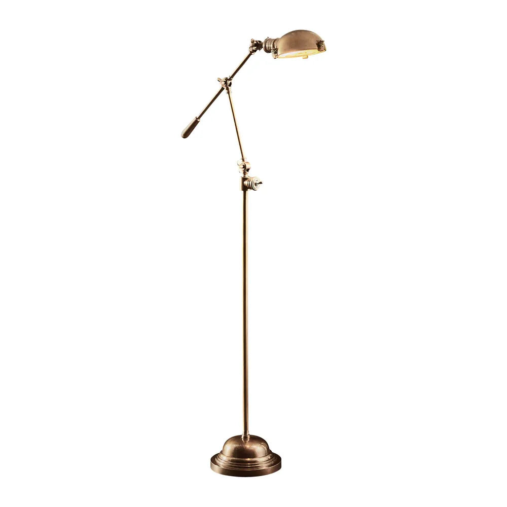 Antique solid online brass floor lamp