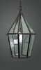 Emac & Lawton Belmont Glass Ceiling Pendant Black