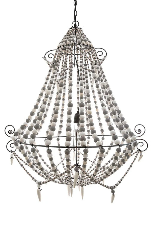 Glass bead chandelier deals