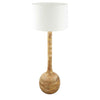 Emac & Lawton Sitar Turned Wood Natural Floor Lamp Base Only