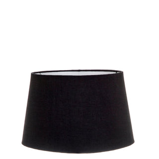 Emac & Lawton Linen Drum Lamp Shade Medium Black
