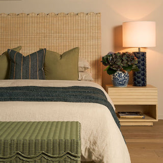 EMAC&LAWTON Fan Shell Table Lamp & Shade