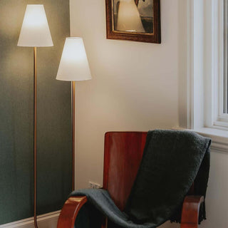 EMAC&LAWTON Aspen Floor Lamp Antique Brass