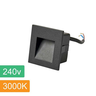 Vencha Lighting Stan Step Light 240v BK 3K