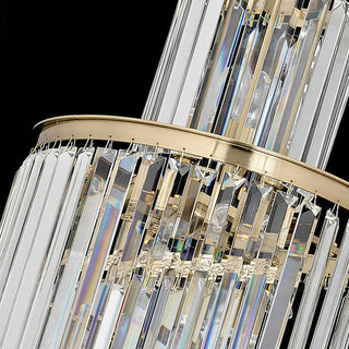 Vencha Lighting Chanel S GD Spiral Chandelier 400x1300
