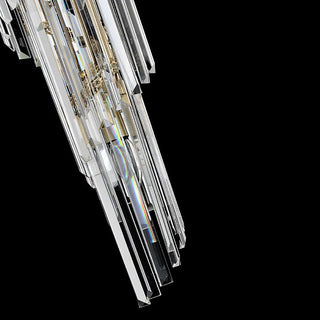 Vencha Lighting Chanel S GD Spiral Chandelier 400x1300