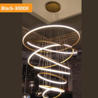 Vencha Lighting Crown 8 Ring Black 3K