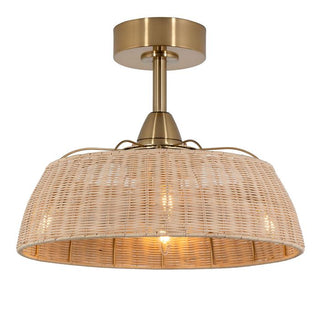 Vencha Lighting Harlow Light Fan Gold