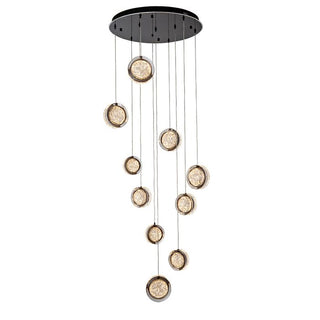 Vencha Lighting Yoyo 10 Light Gun Metal
