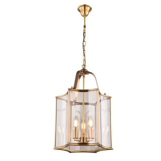 Vencha Lighting Brentwood Gold Pendant Medium 320 x 650