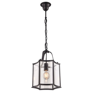 Vencha Lighting Brentwood Black Pendant Small 250 x 335