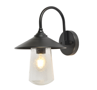 Vencha Lighting Wigan Exterior Wall Light Black