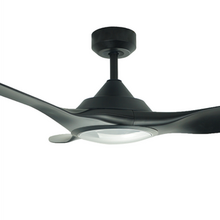 Vencha Lighting Raven RWS 52 DC Ceiling Fan Black