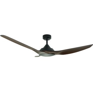 Vencha Lighting Raven RWS 52 DC Ceiling Fan Walnut